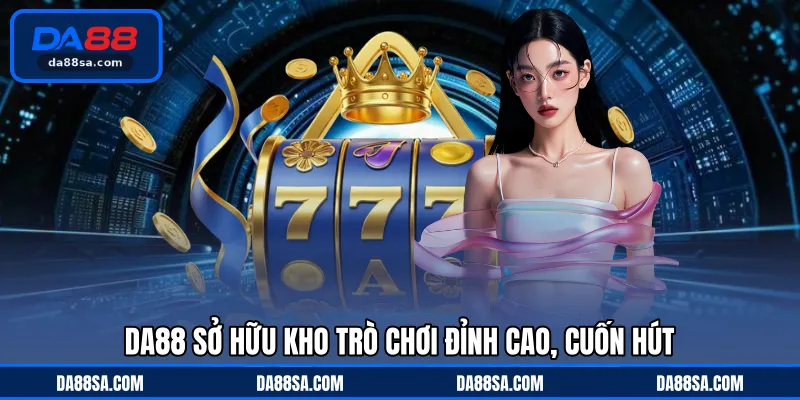 DA88 sở hữu kho trò chơi đỉnh cao, cuốn hút